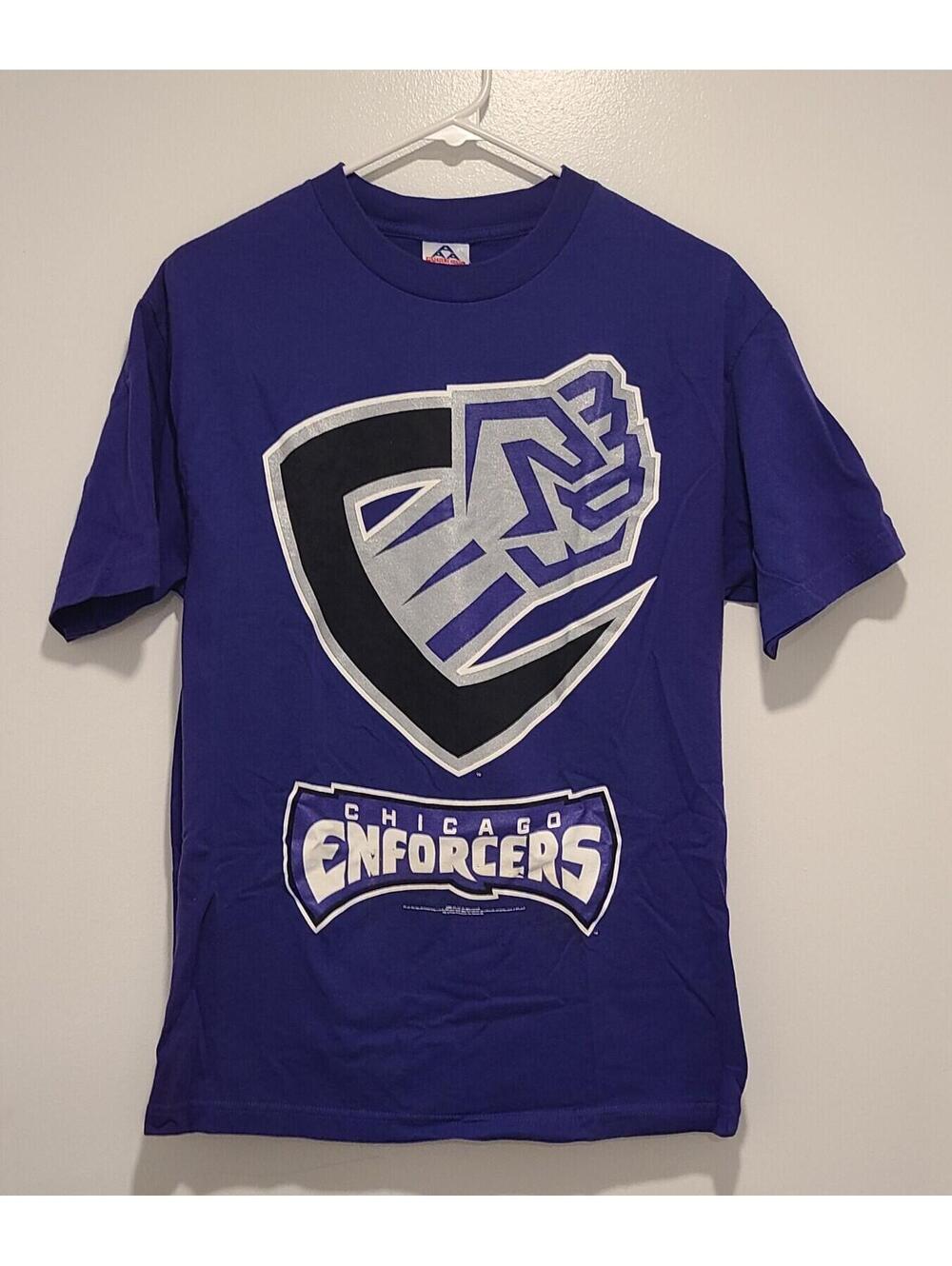 Original XFL Chicago Enforcers Shirt Medium BRAND NEW